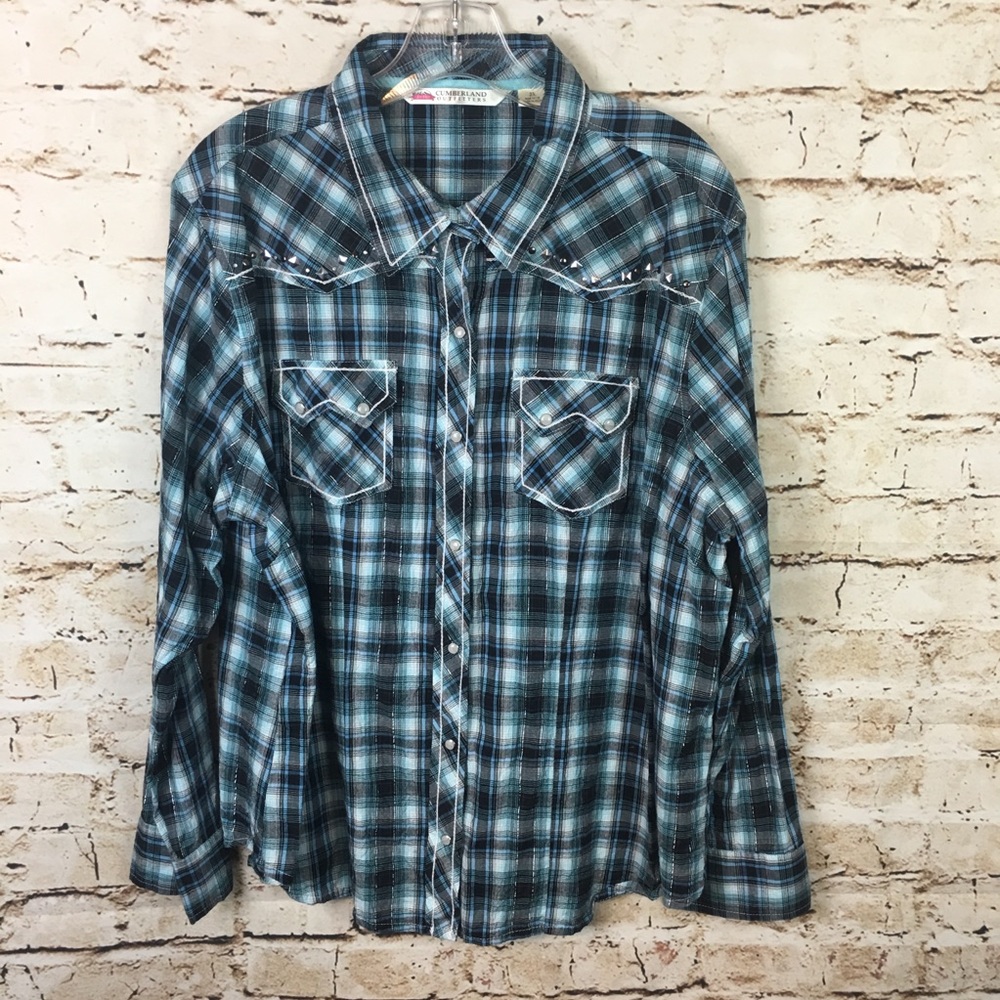 ❌SOLD❌Cumberland Outfitters Pearl Snap Shirt